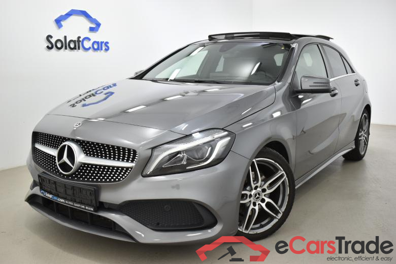 Mercedes A 180 D AMG Aut. Pano LED-Xenon Command Navi Sport-Leather-Alcantara KeylessGo Camera Klima PDC ...