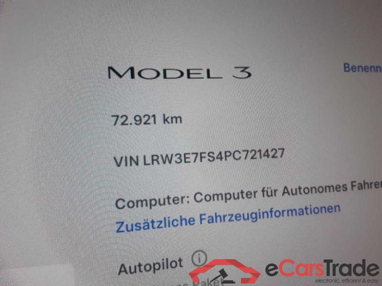 Tesla Model 3 Model 3 (01.2019->), RWD 60 kWh #2