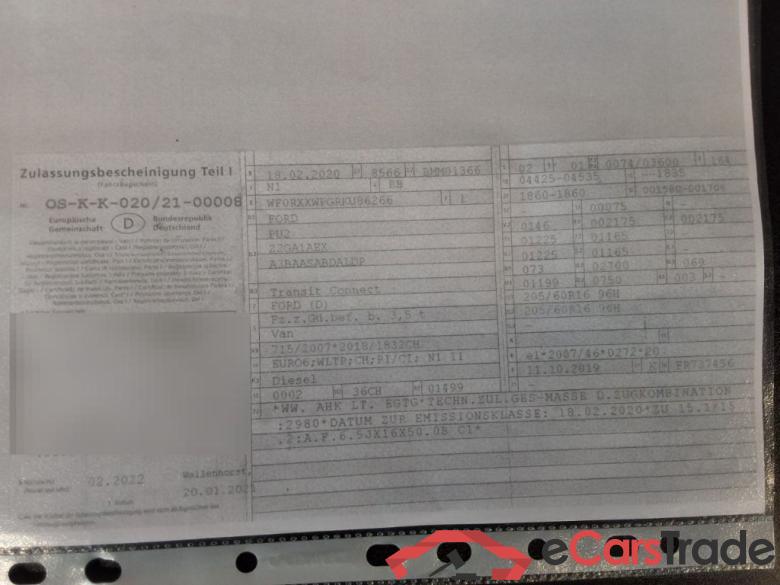 Ford _Transit Connect ´13 FORD Transit Connect 220 L1 S&S Trend 4d 74kW #1