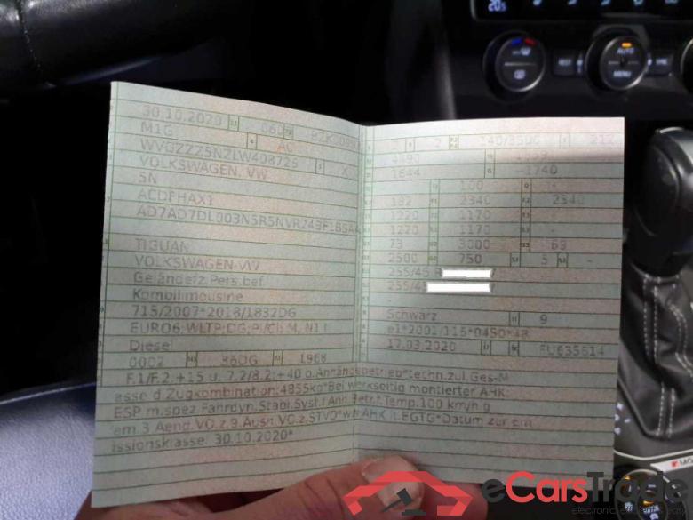 Volkswagen Tiguan (AD1)(01.2016->2020) DE - SUV5 2.0 TDI BMT/Start-Stopp EU6d-T, Highline 4Motion (EURO 6d-TEMP), 2018 #3