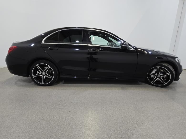 Mercedes C 180d AMG Aut. LED-Xenon Ambient Navi Sport-Leather KeylessGo Camera Klima PDC ... #5