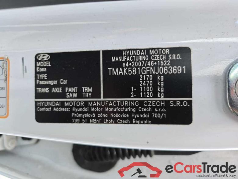 Hyundai Kona (OS)(2017->) DE - SUV5 Elektro, Prime Elektro 2WD, (Facelift) 2021 - 2023 #6