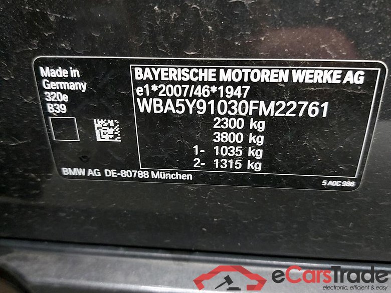 BMW - BMW 3 BERLINE 320e 204PK Business Edition With Vernasca Heated Sport Seats & Driving Assistant Pack & Active Cruise Control  * HYBRID ** #6