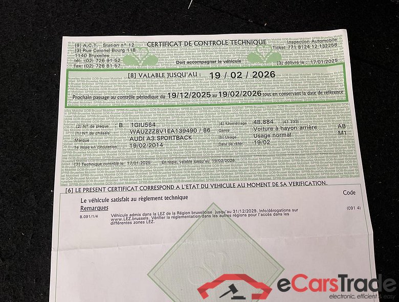 AUDI A3 Sportback Audi A3 Ambition  Sportback 1.4 TFSI  90(122) kW(ch) S tronic #5