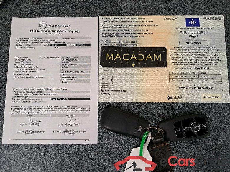 MERCEDES - MER A BERLINE 180 136PK 7G-DCT Business Solution Essential & Smartphone integration  * PETROL * #4