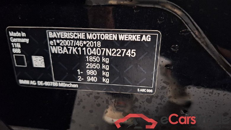 Baureihe 1 Lim. 116 i Advantage 1.5 80KW MT6 E6d #5