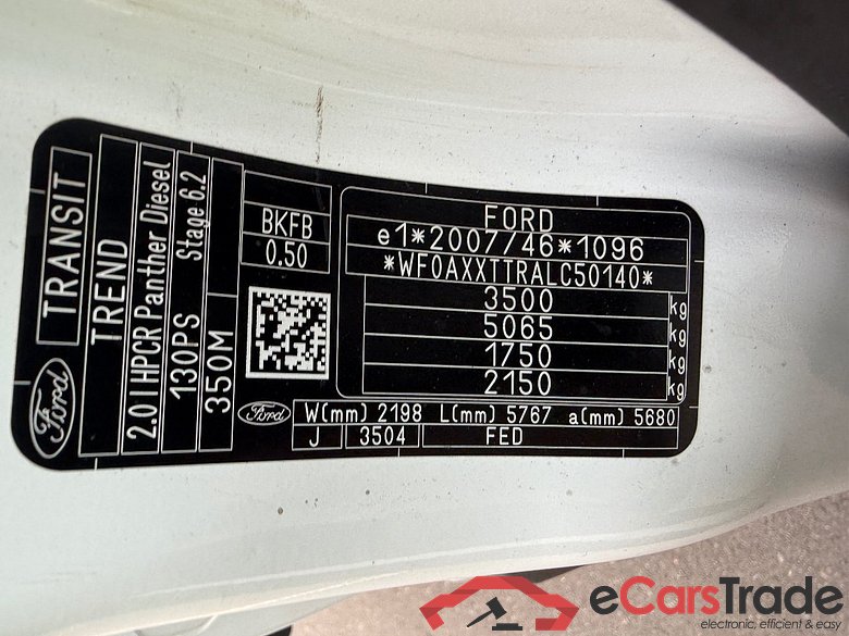 Transit Pritsche 350 L2 Einzelkabine Trend 2.0 TDCi 96KW MT6 E6dT #5