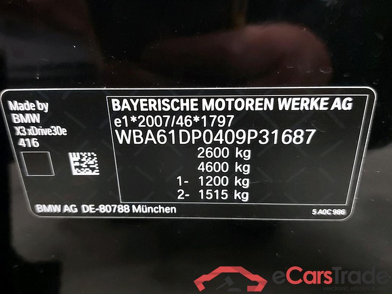 BMW - BMW X3 xDrive30e 272PK M Sport & Vernasca Leather & Pack Innovation With Head up & Driving Assistant & 19 Inch & Pano Roof  * HYBRID * #6