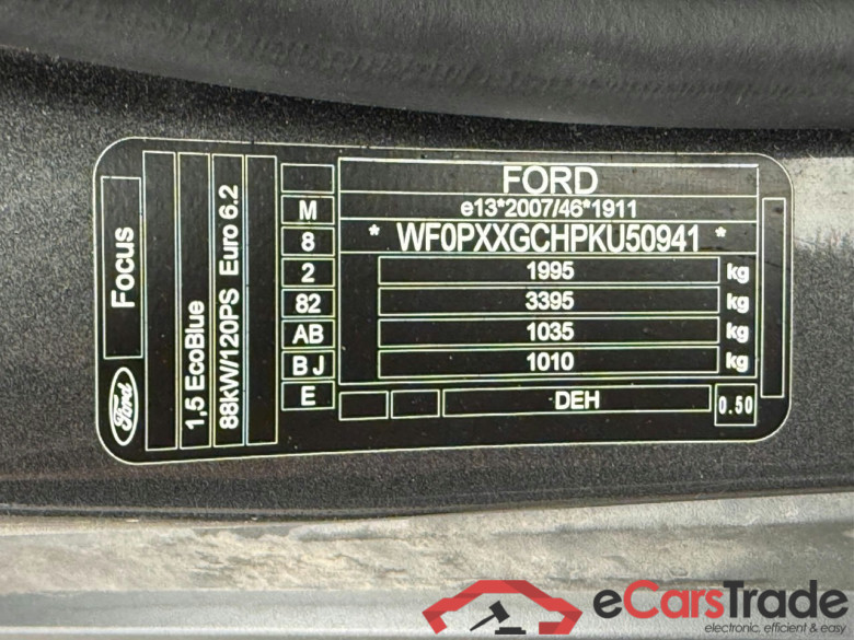 Focus Turnier Cool & Connect 1.5 EcoBlue 88KW AT8 E6dT #5