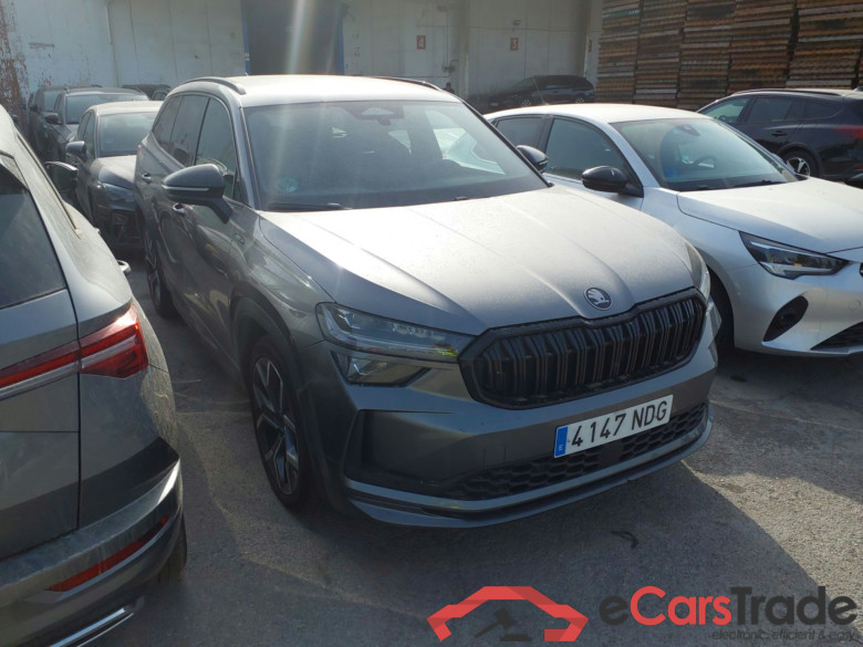 Skoda Kodiaq 2.0 TDI SportLine 7PL Aut. LED-Matrix Virtual Navi-Pro 1/2 Sport-Leather-Alcantara KeylessGo Camera Klima PDC ...