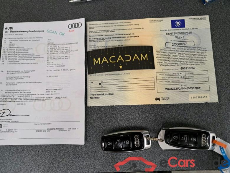 AUDI - AUD A7 SB TFSI e 299PK Quattro S-Tronic S Line Sport Edition With Valcona Milano Comfort Seats & Auxiliary Heater & Assistance City & HomeLink & AirQuality & Pano Roof & Towing Hook * HYBRID * #4