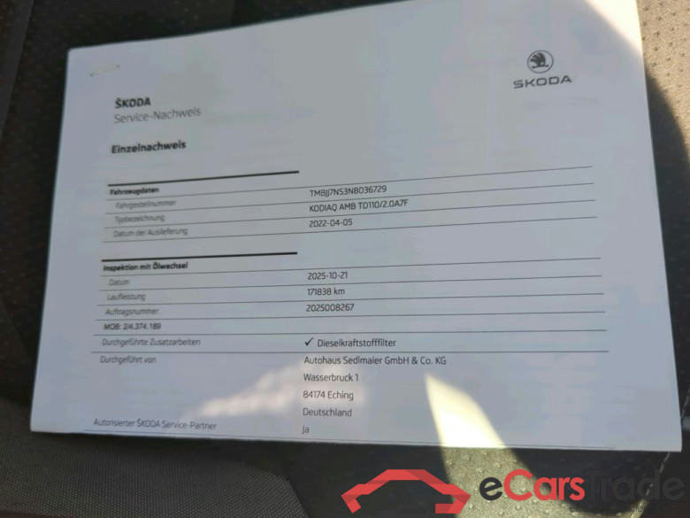 Kodiaq Tour 2.0 TDI 110KW AT7 E6d #6