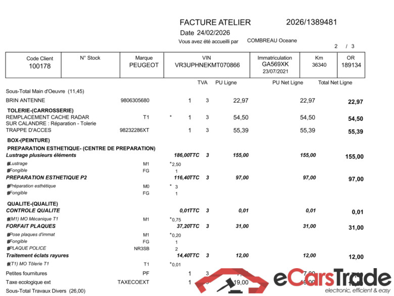 208 Allure Business 1.2 PureTech 100CV BVM6 E6d / PRÊT A VENDRE #3